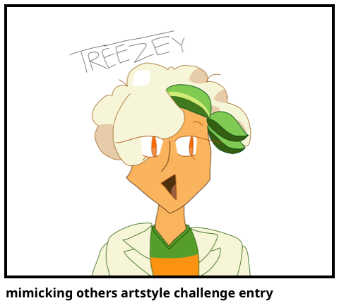 mimicking others artstyle challenge entry