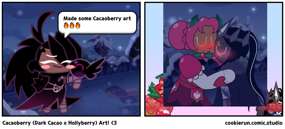 Cacaoberry (Dark Cacao x Hollyberry) Art! <3