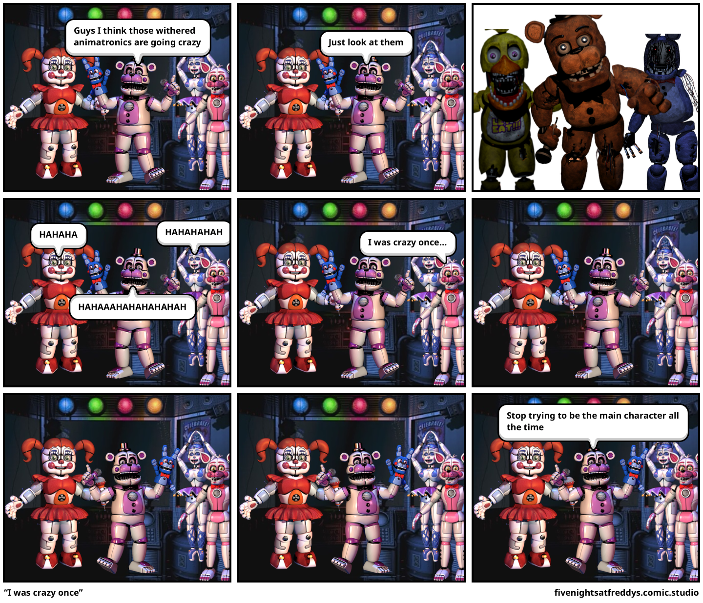 Comics with Withered Freddy - Comic Studio