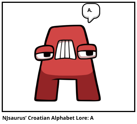 NJsaurus’ Croatian Alphabet Lore: A