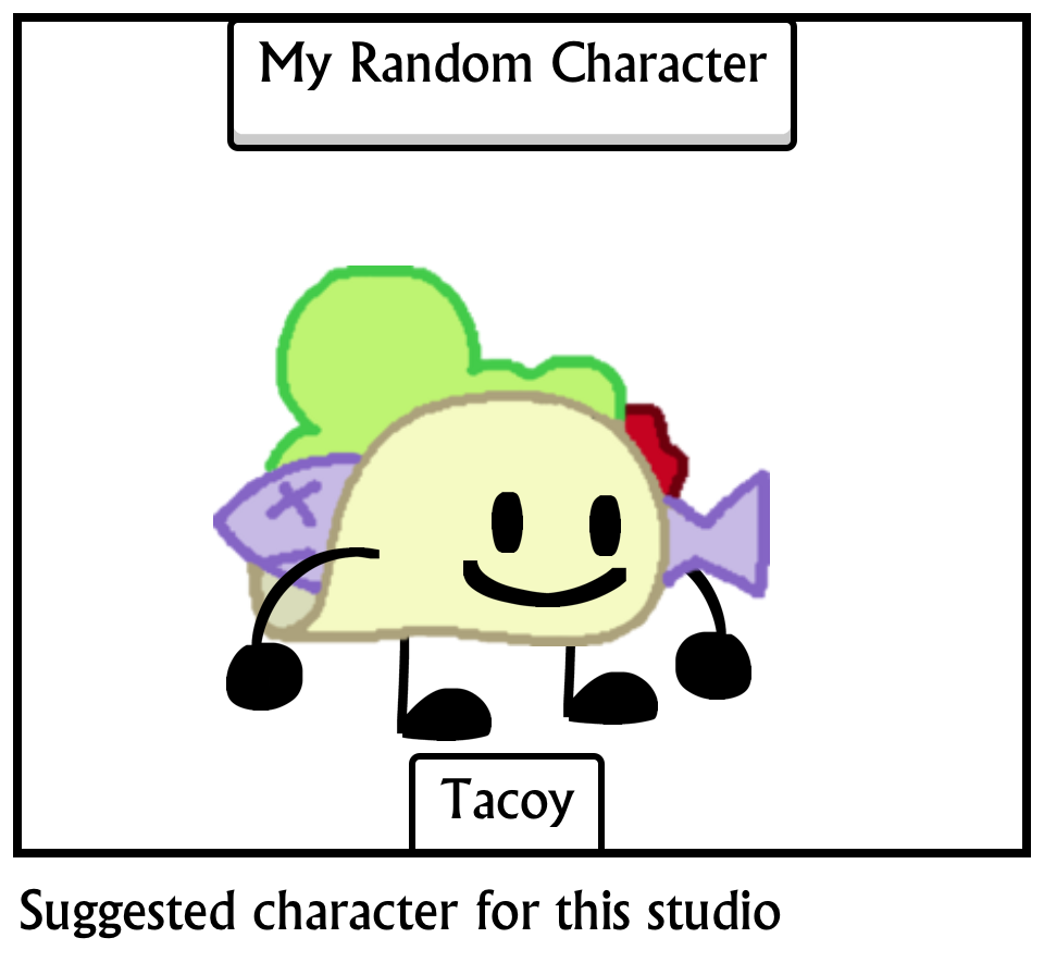 Suggested character for this studio