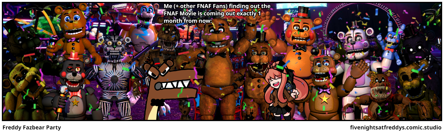 FNaF characters in 10 words or less: Freddy - Comic Studio