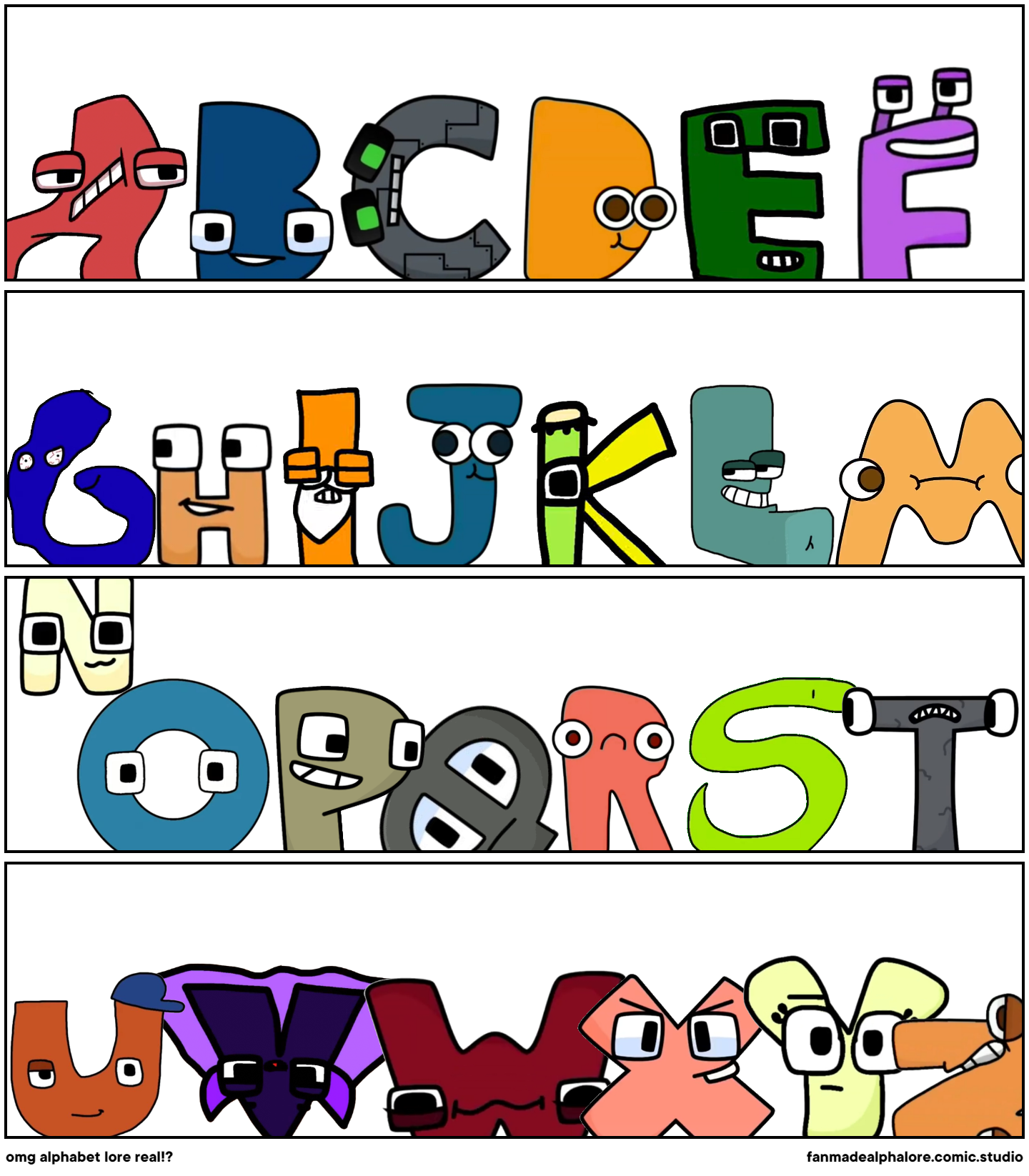 omg alphabet lore real!? - Comic Studio