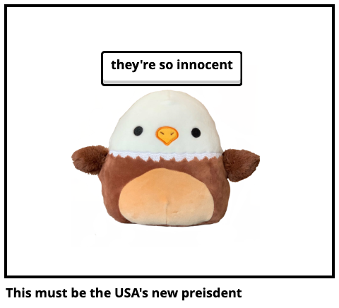 This must be the USA's new preisdent