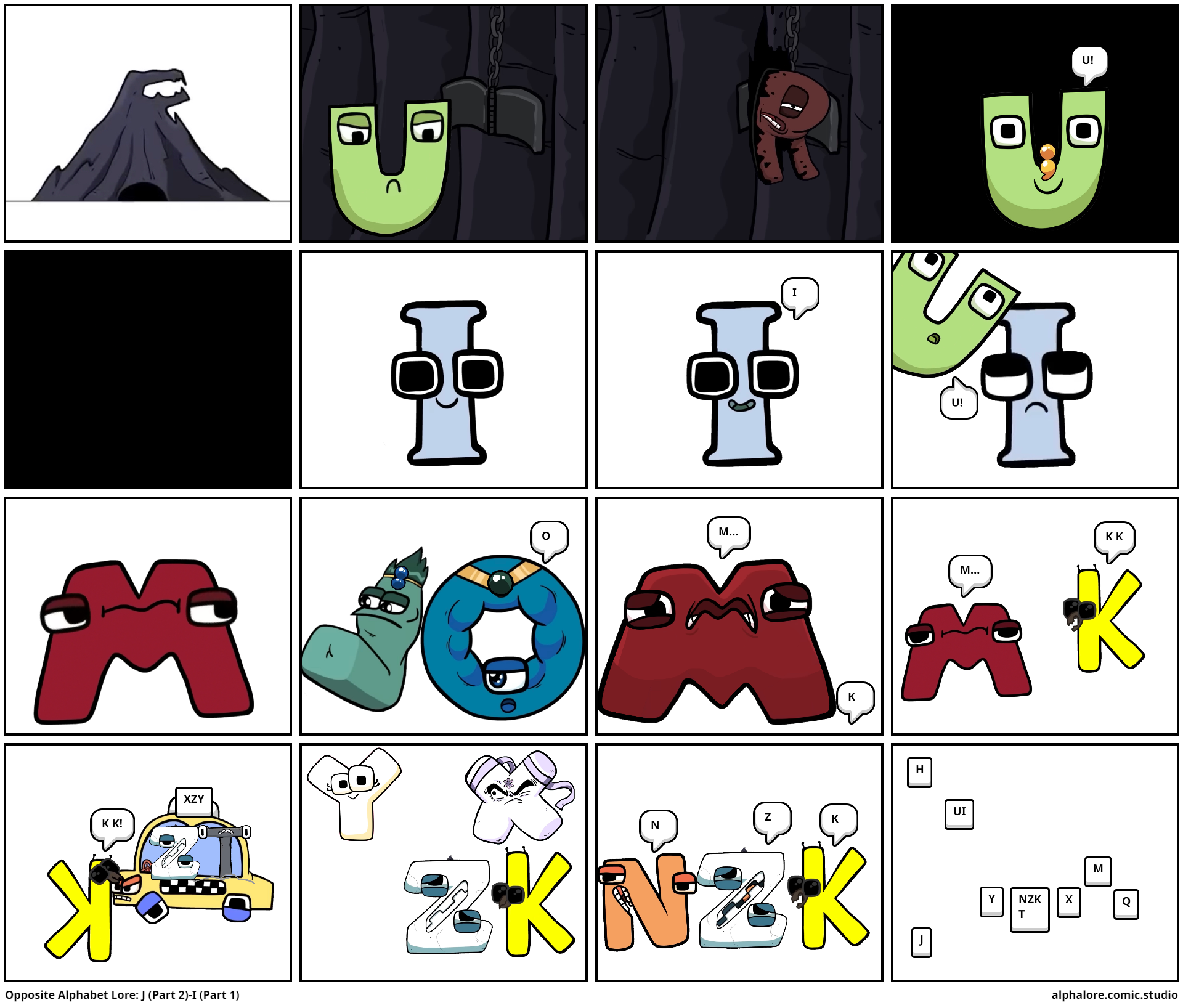 Opposite Alphabet Lore: J (Part 2)-I (Part 1) - Comic Studio