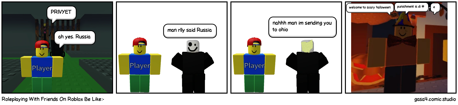 Roleplaying With Friends On Roblox Be Like:-