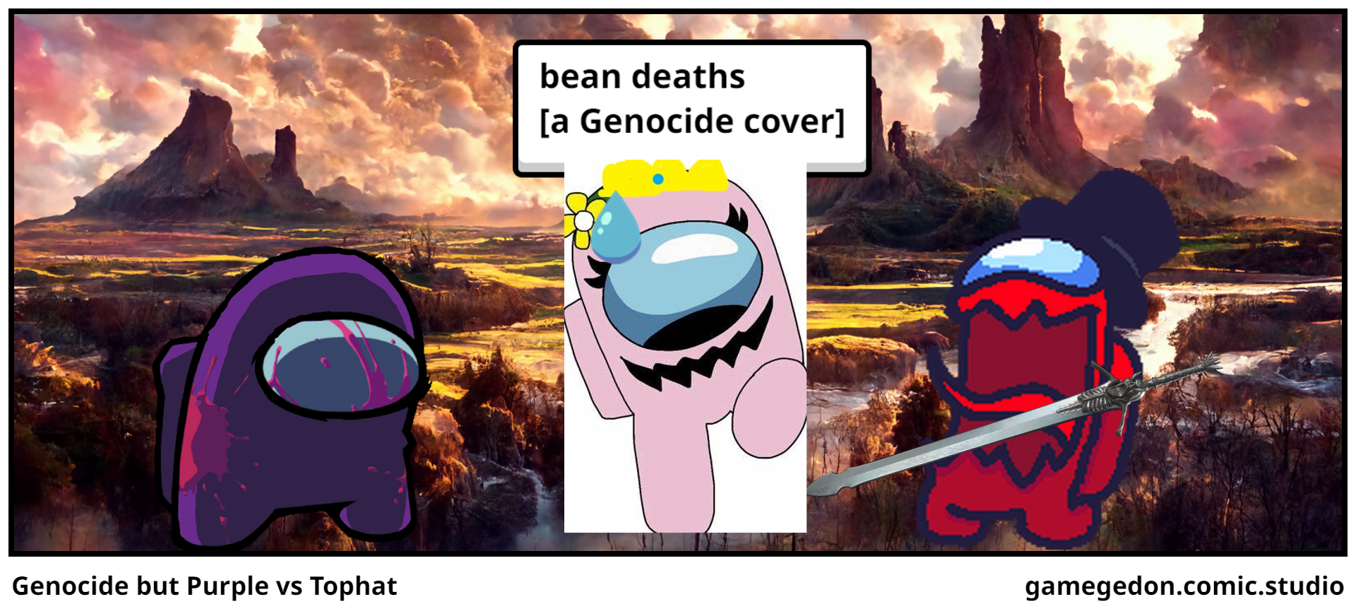 Genocide but Purple vs Tophat