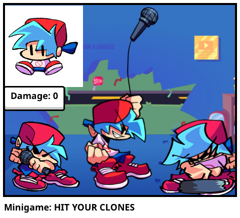 Minigame: HIT YOUR CLONES