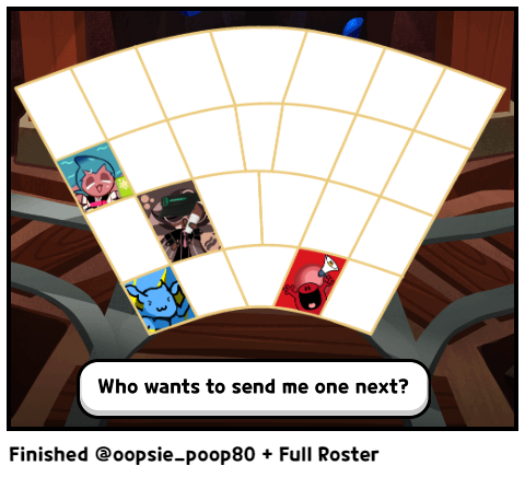 Finished @oopsie_poop80 + Full Roster